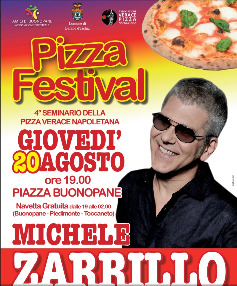 Buonopane Pizza Festival e Michele Zarrillo in concerto