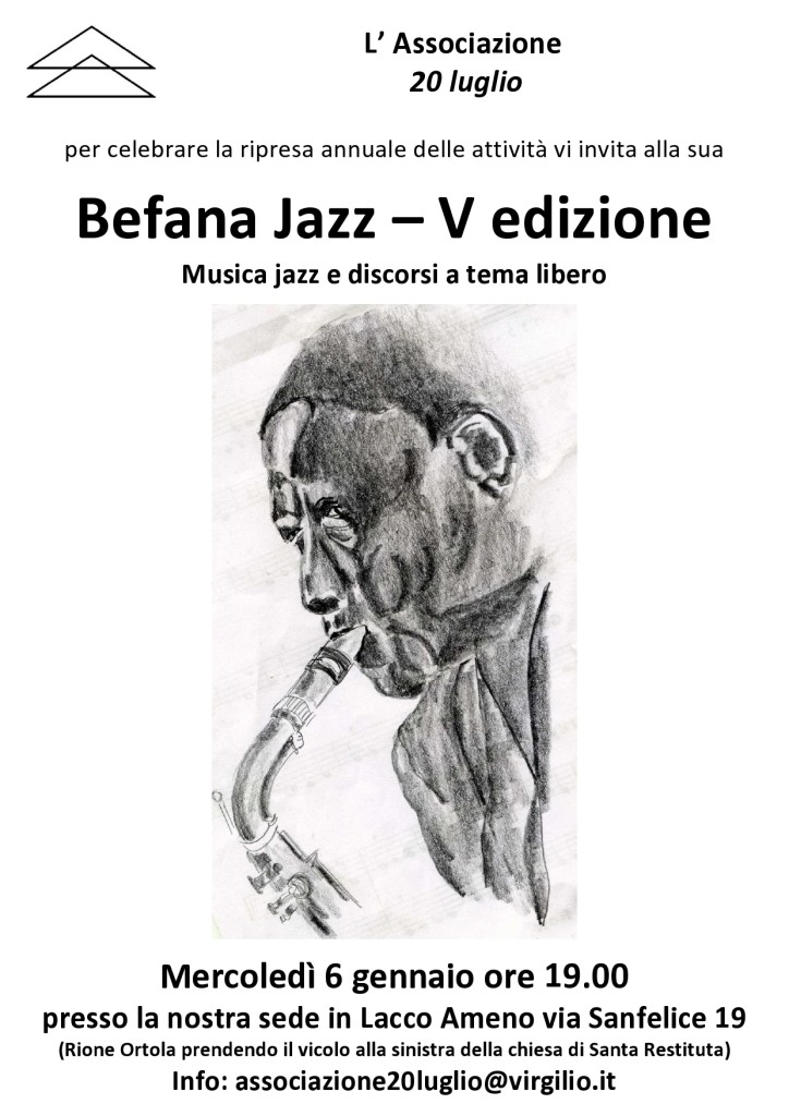 befana jazz V locandina